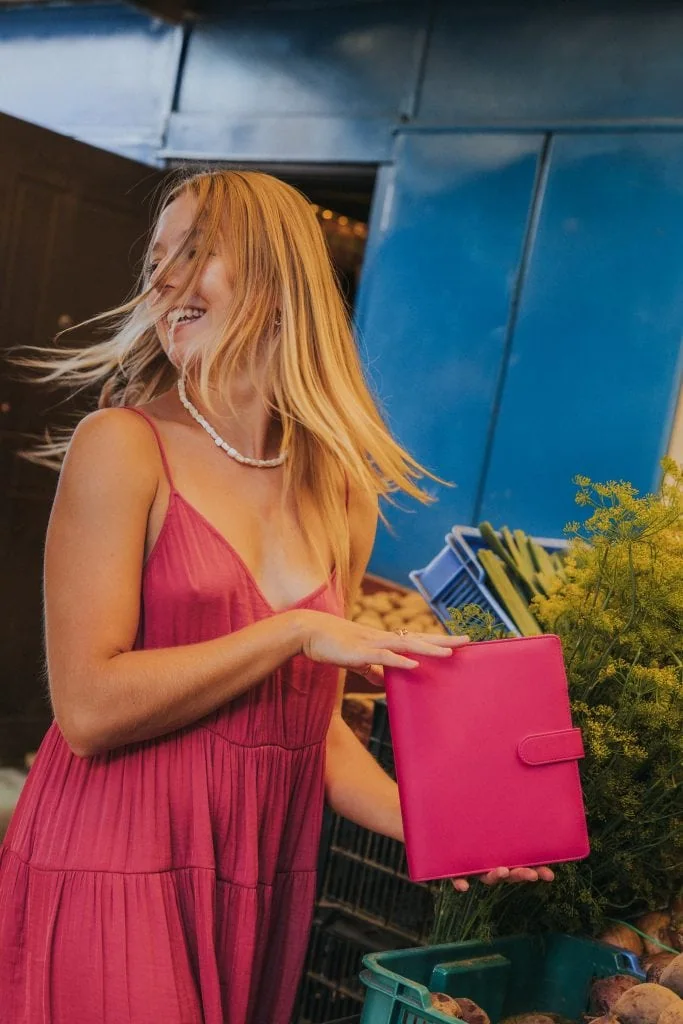 Okładka czerwona do organizera