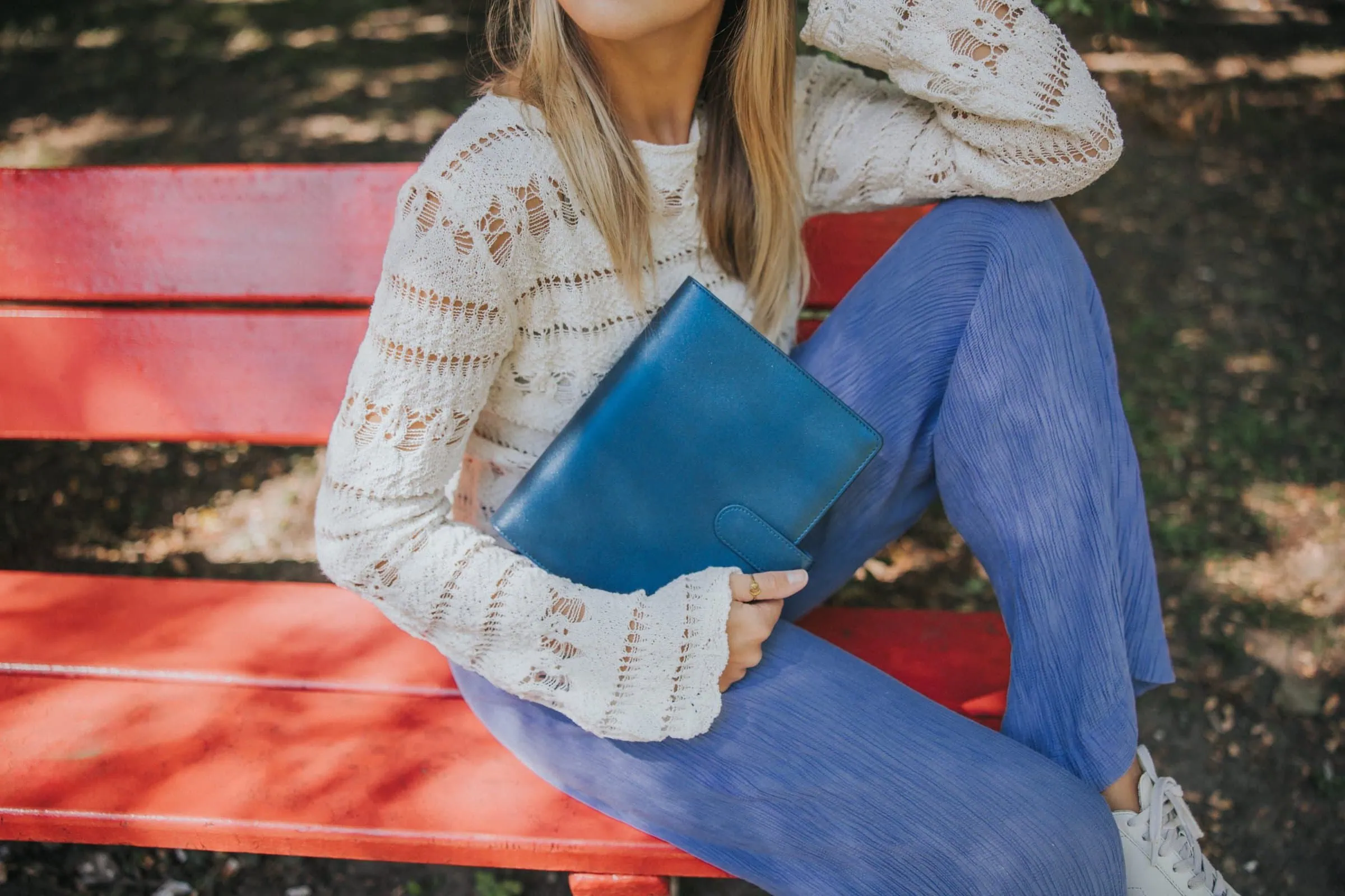 Granatowa okładka do organziera Ogarniam Się (2)