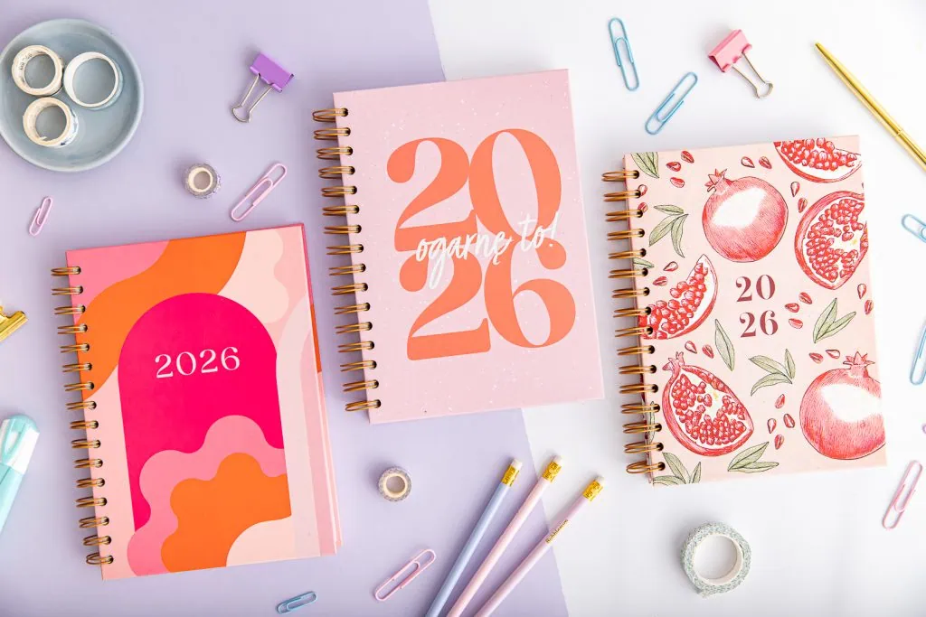 Planer 2026 - kolorowe okładki do wyboru