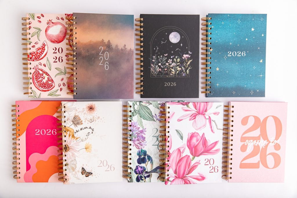 Planer 2026 na spirali - okładki