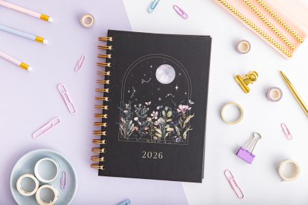 Planer 2026 z okładką Księżycowa Dolina