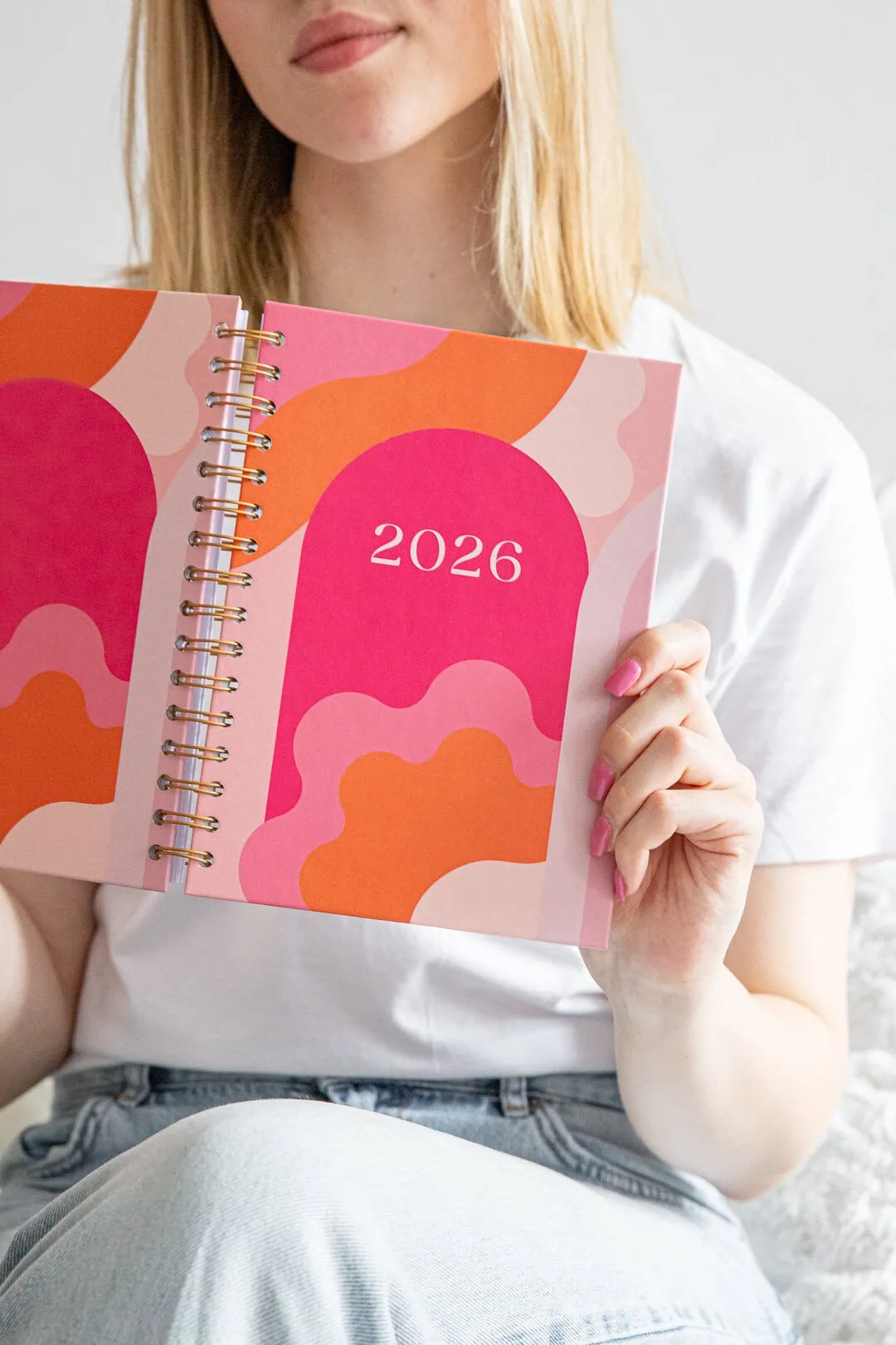Planer 2026 z okładką Różowa Zorza