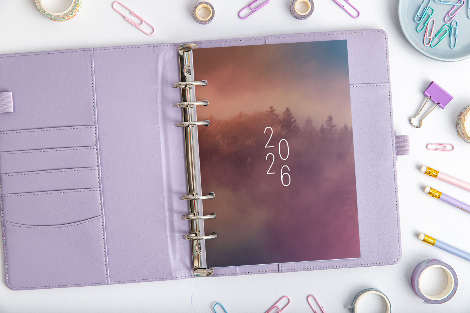 Strona tytułowa do organizera - Leśny Świt