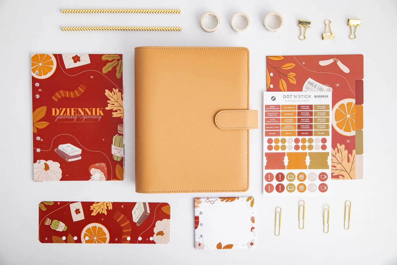 Zestaw Jesieniary Ogarniary do organizera (2)