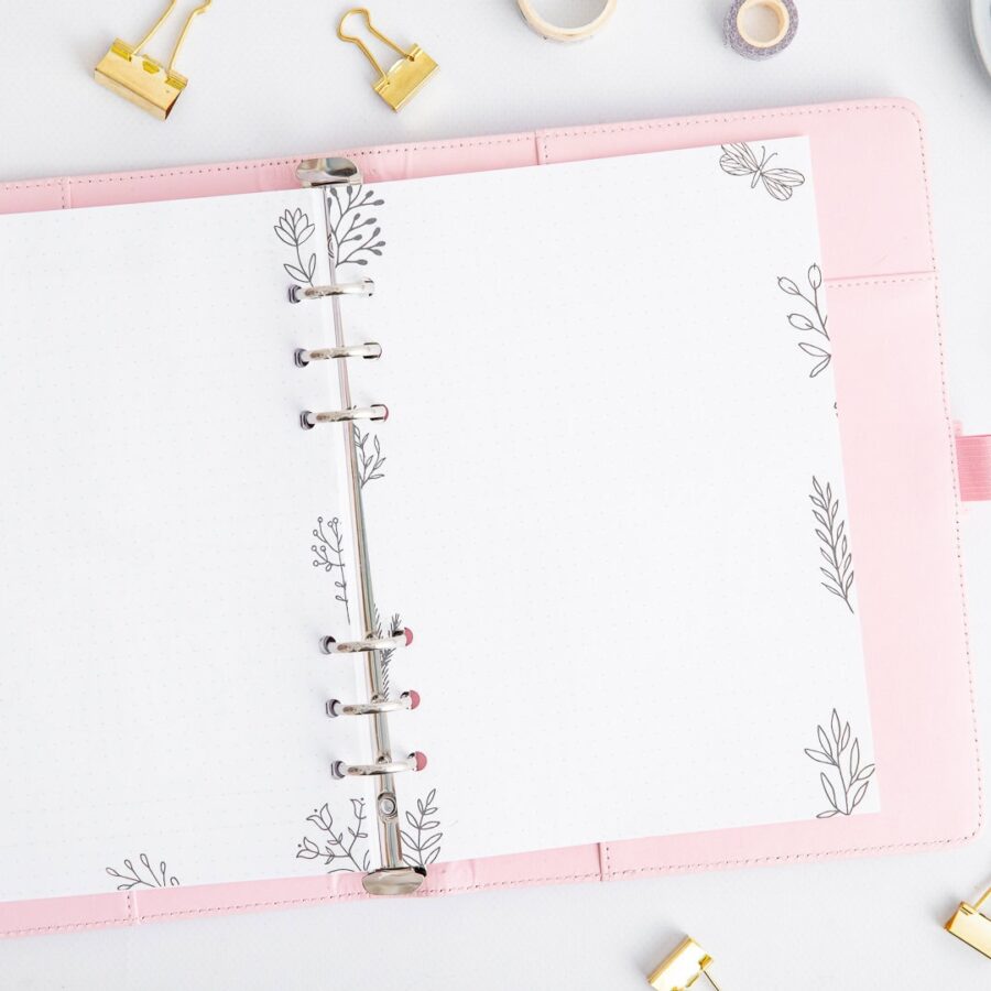 Wkład do organizera Bullet Journal - czyste strony