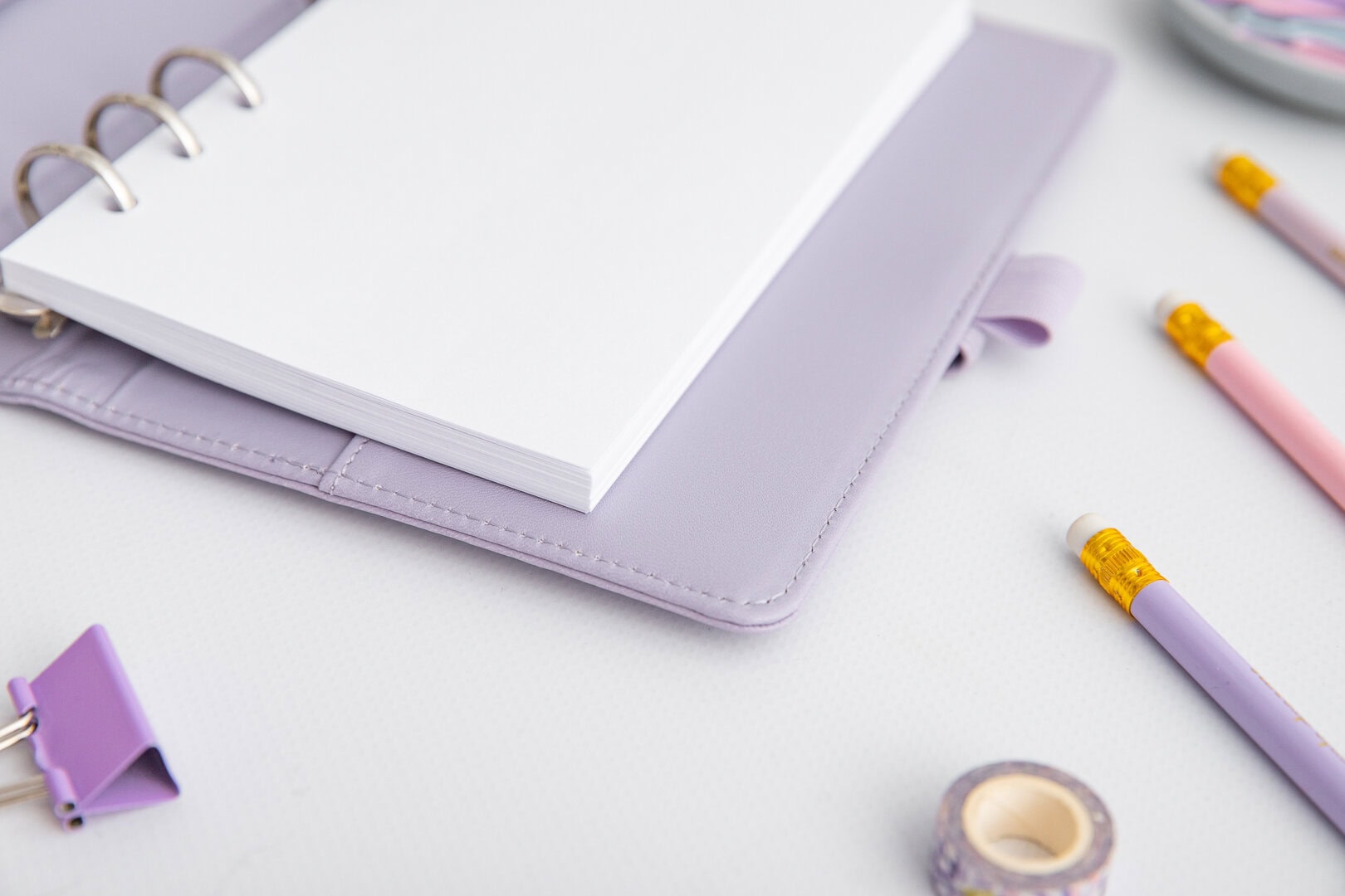 Czyste kartki do organizera A6