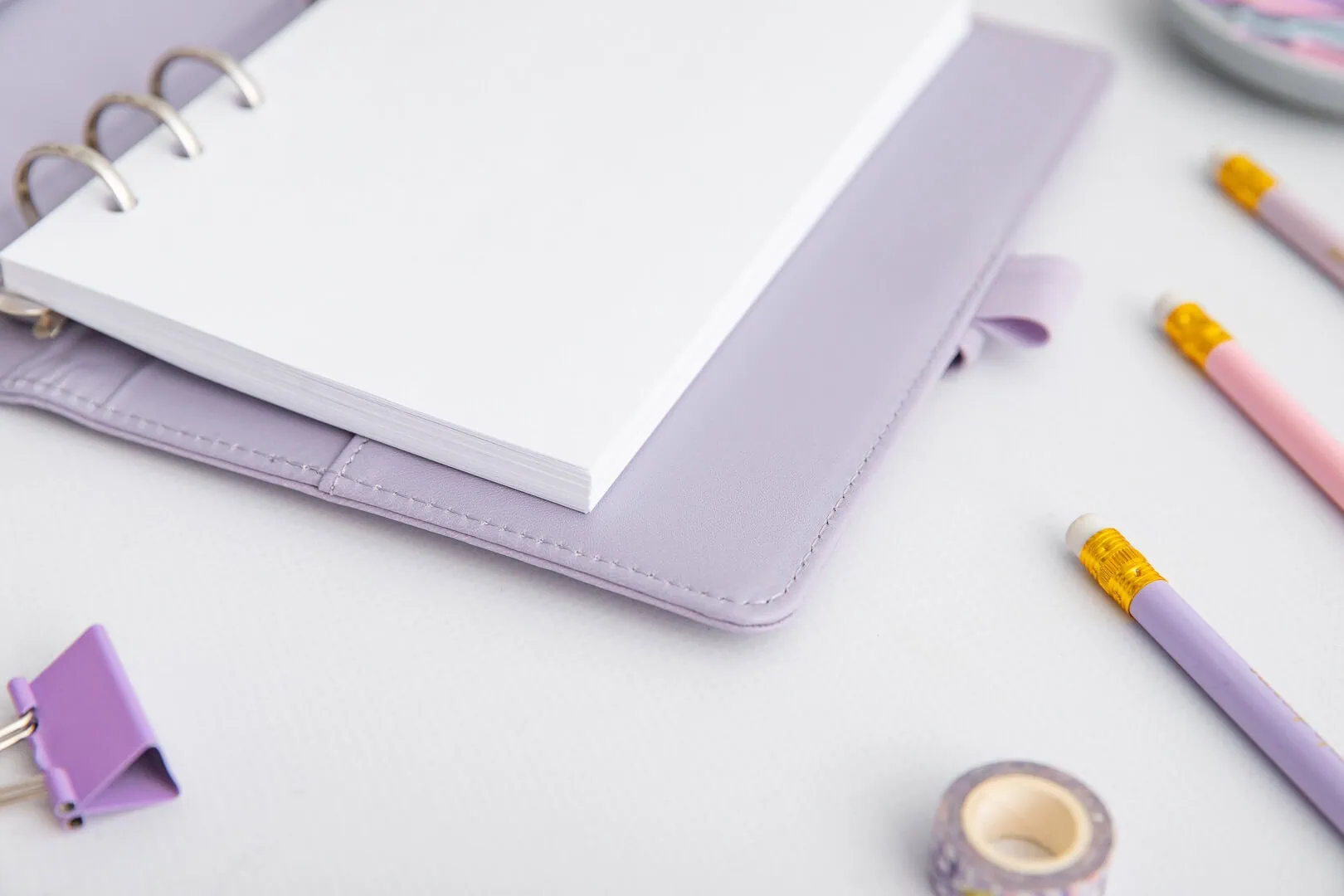 Czyste kartki do organizera A6