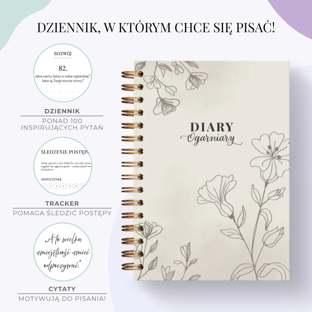 Diary Ogarniary - cechy