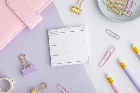 Notes samoprzylepny OgarniamSię – Menu dnia