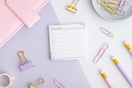 Notes samoprzylepny OgarniamSię – Plan tygodnia