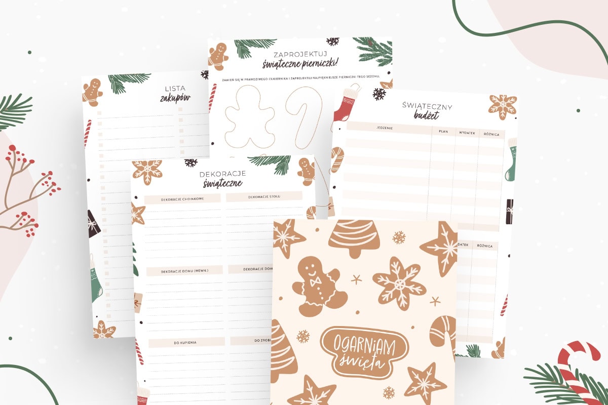 Ogarniam Święta | planer do druku do organizera