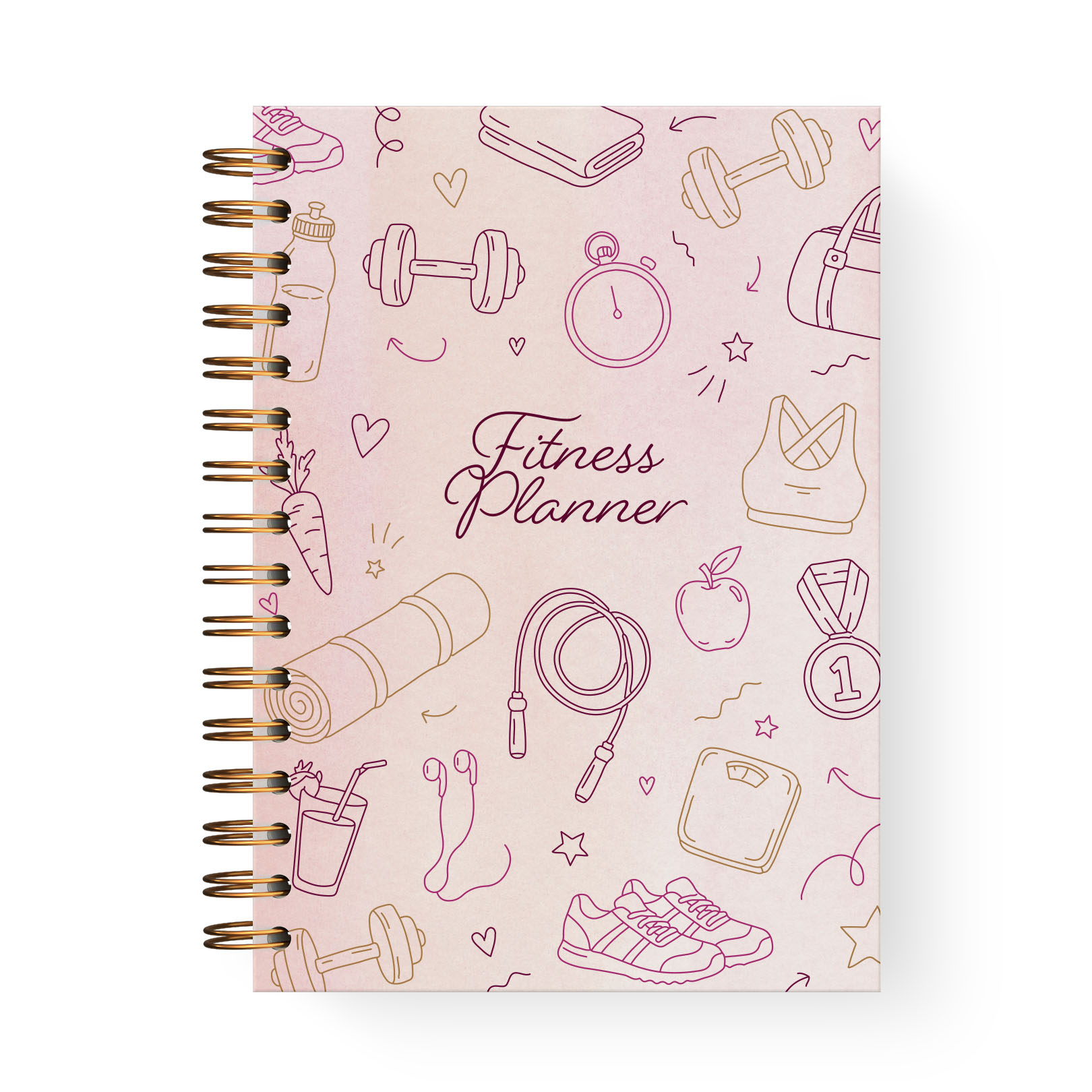 Planner Fitness - okładka Fit na Luzie