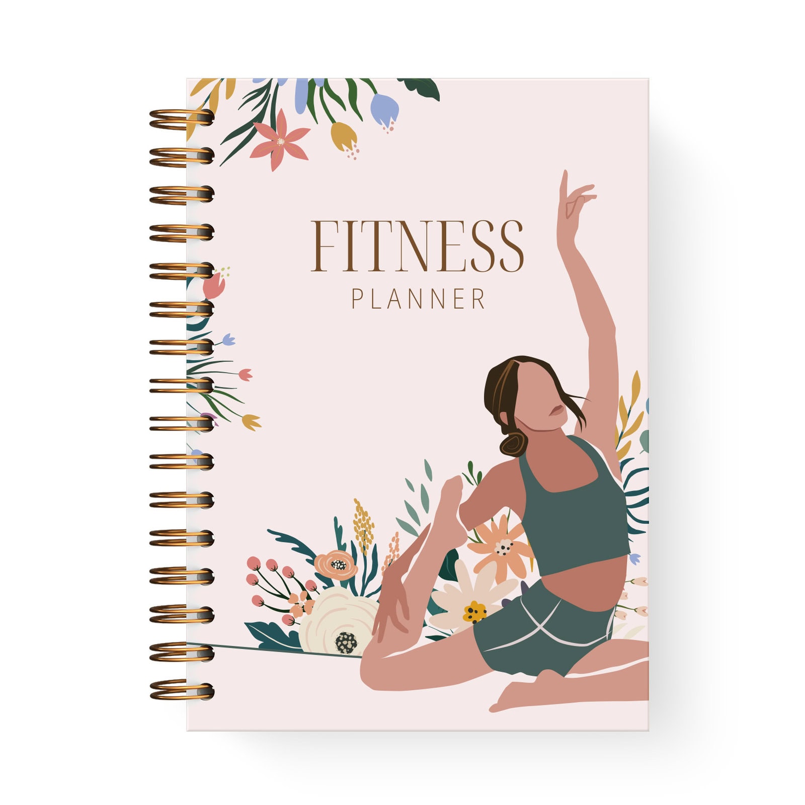 Planner Fitness - okładka Kwitnąca Forma