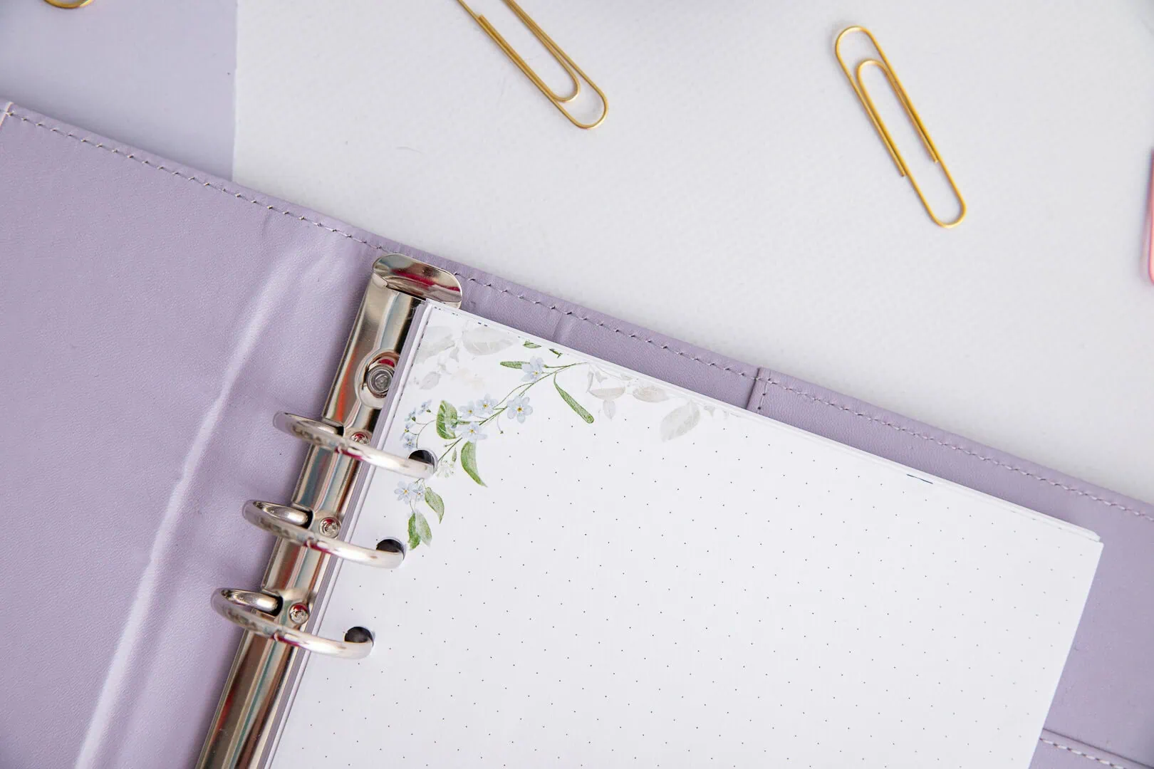 Wkład A5 do organizera z motywem Akwarelowa Łąka