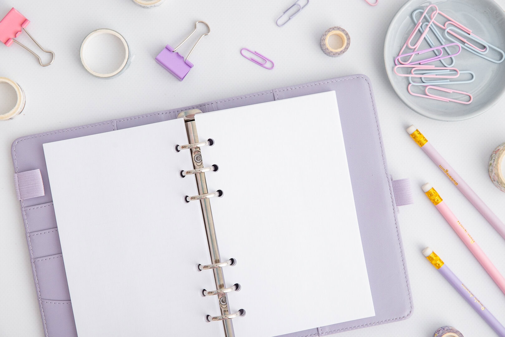 Wkład A6 do organizera | Czyste kartki