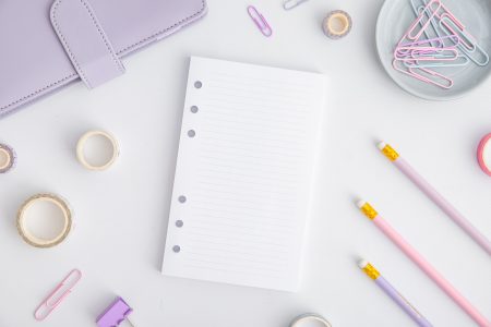 Wkład do organizera A6 w linie