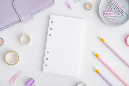 Wkład do organizera A6 w linie