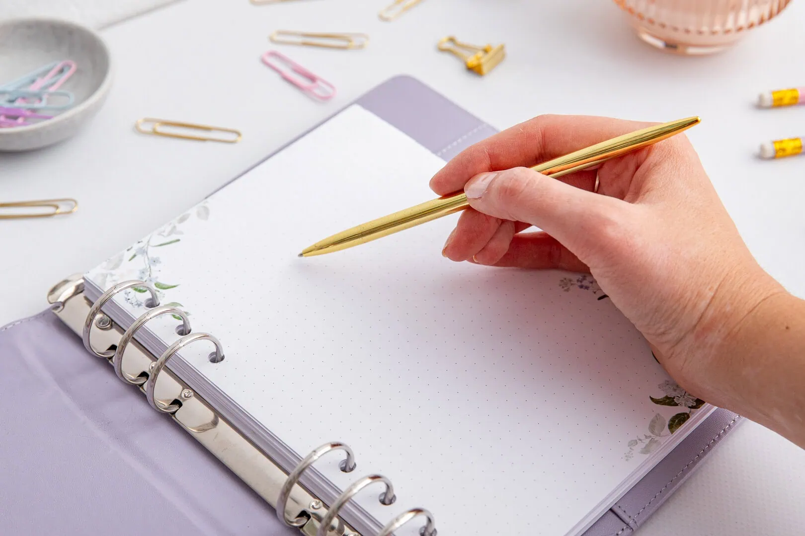 Wkład do organizera A5 - motyw Akwarelowa łąka