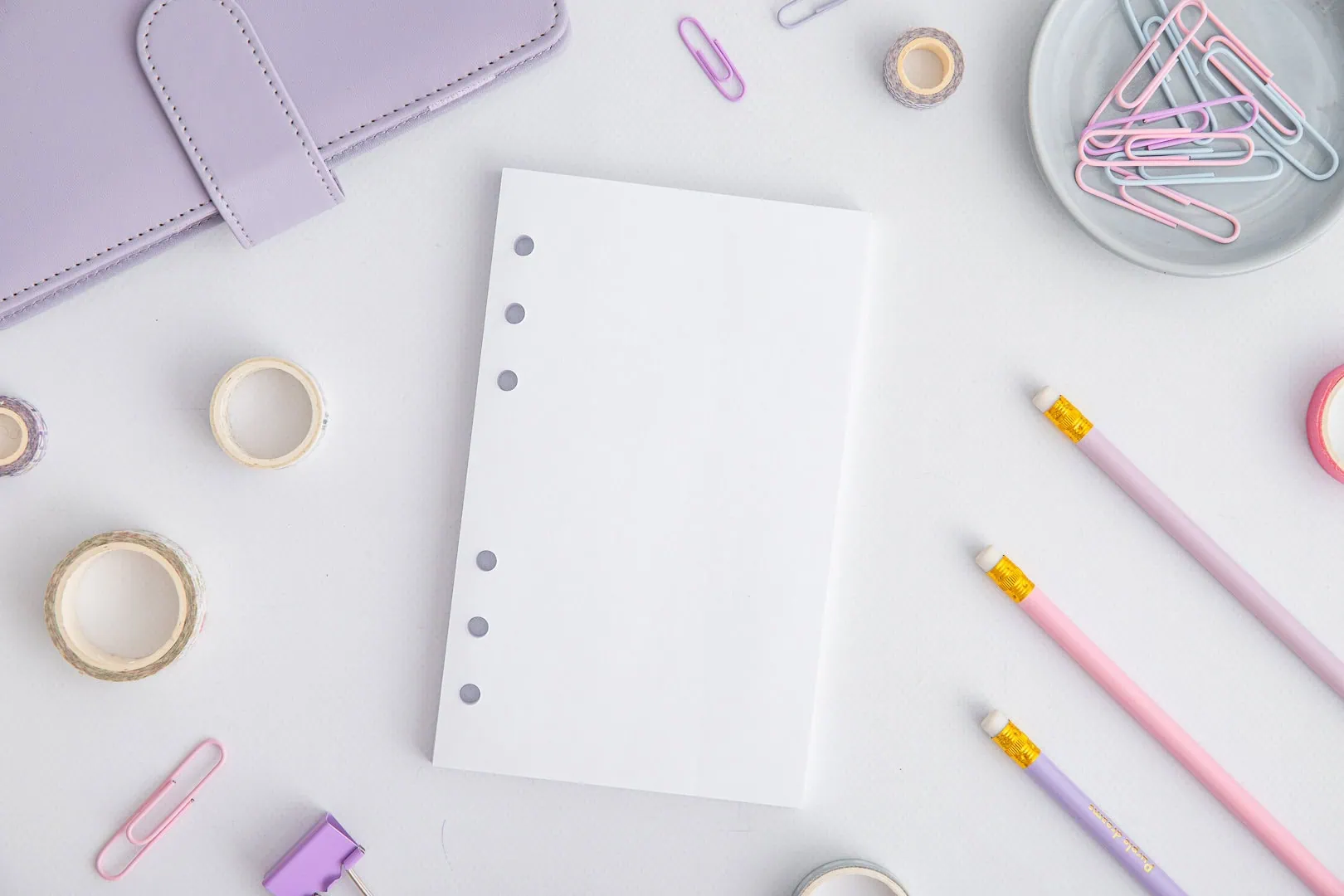 Wkład do organizera A6 | Czyste kartki