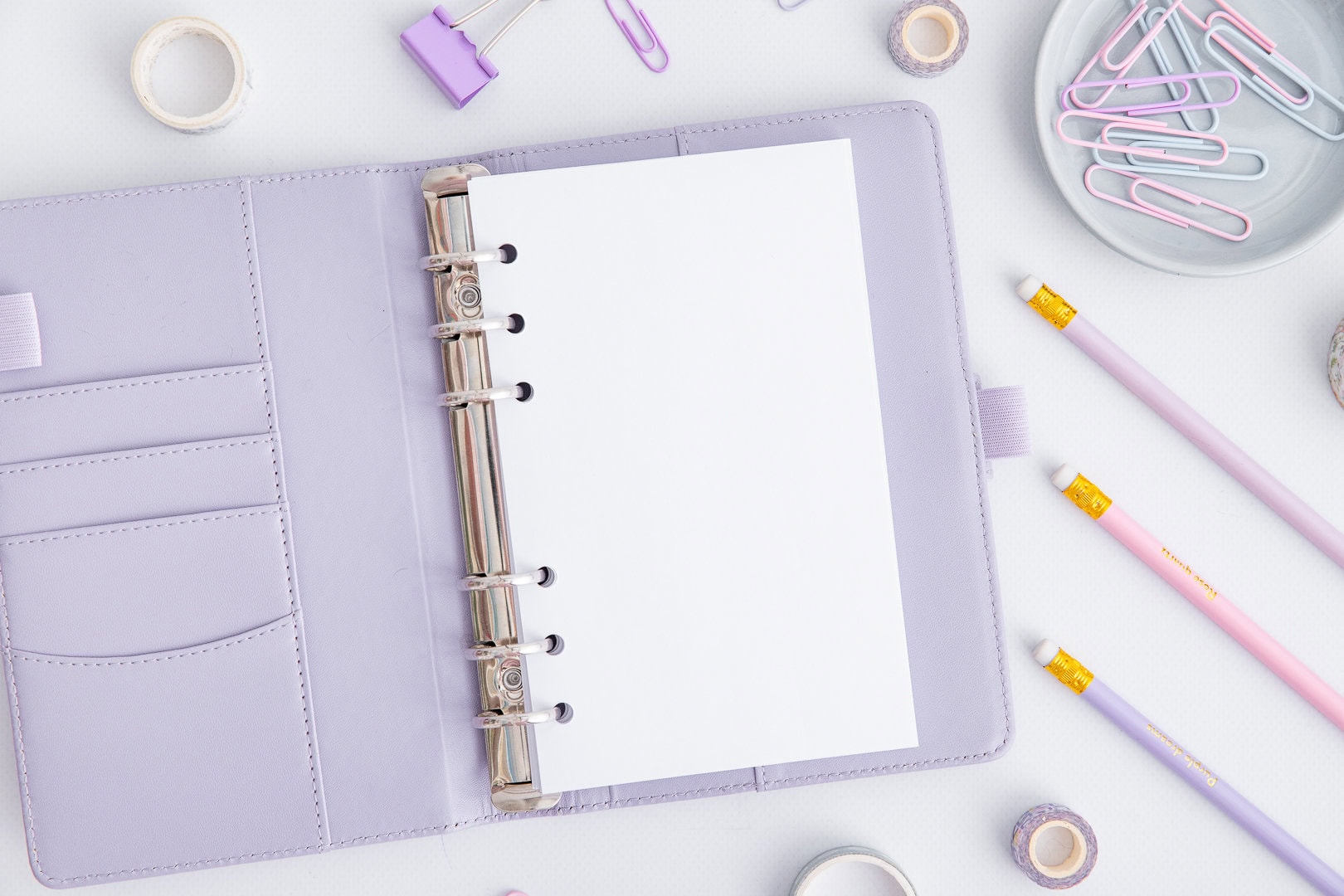 Wkład czyste kartki do organizera A6