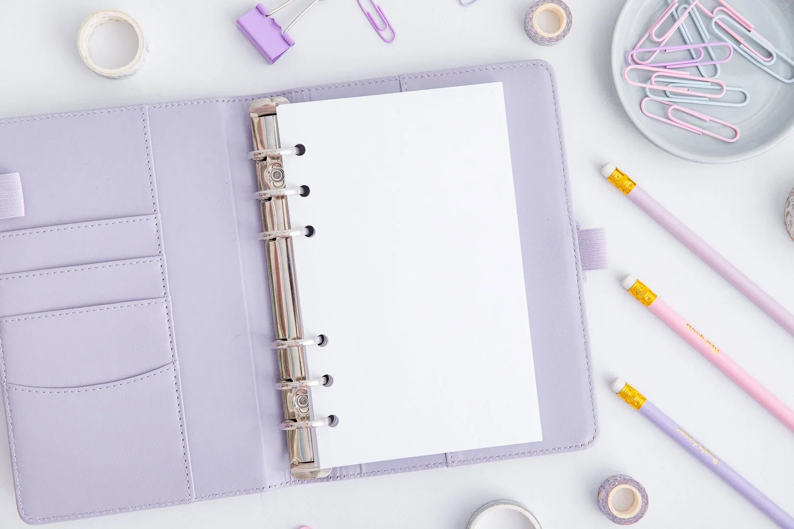 Wkład czyste kartki do organizera A6