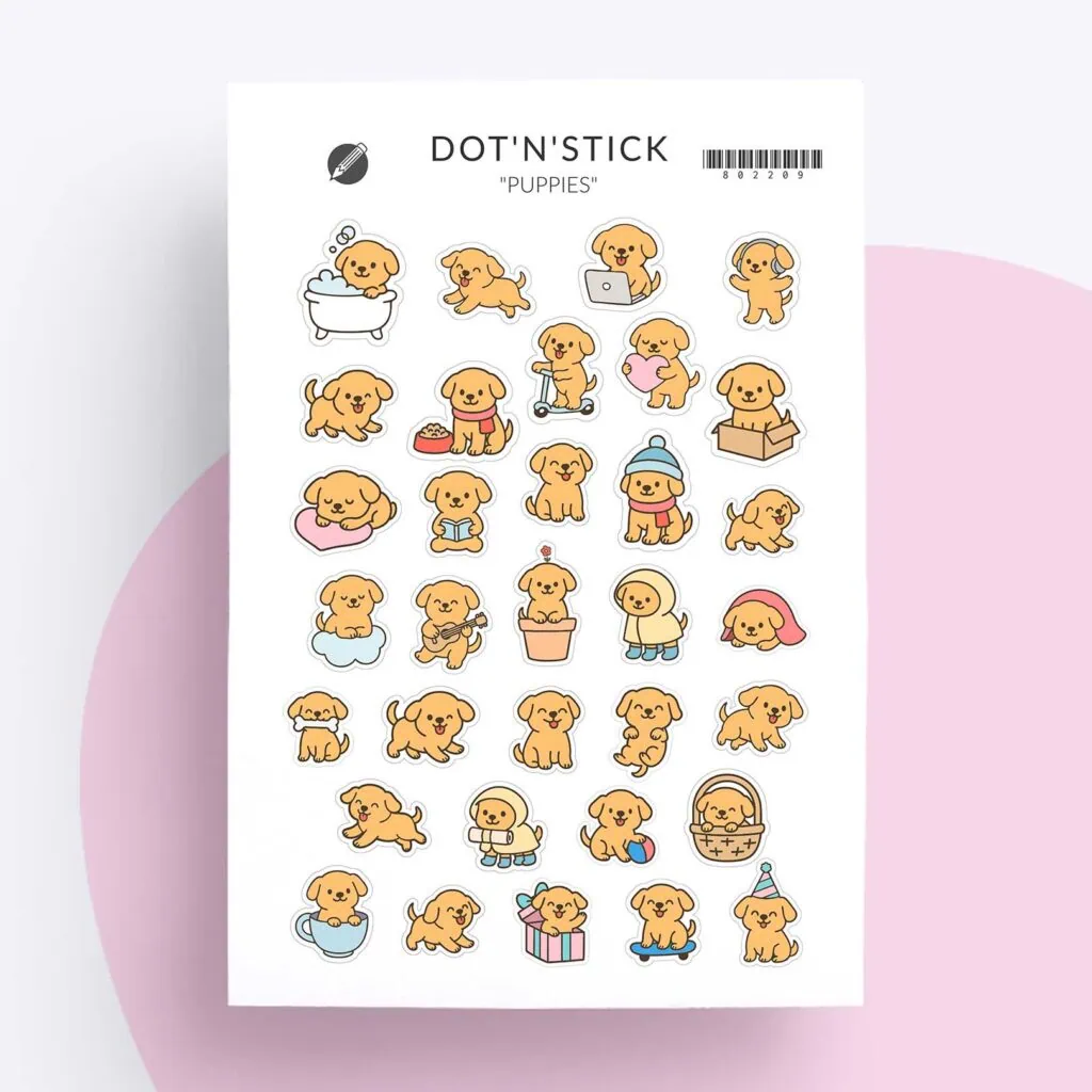 Naklejki „Puppies”