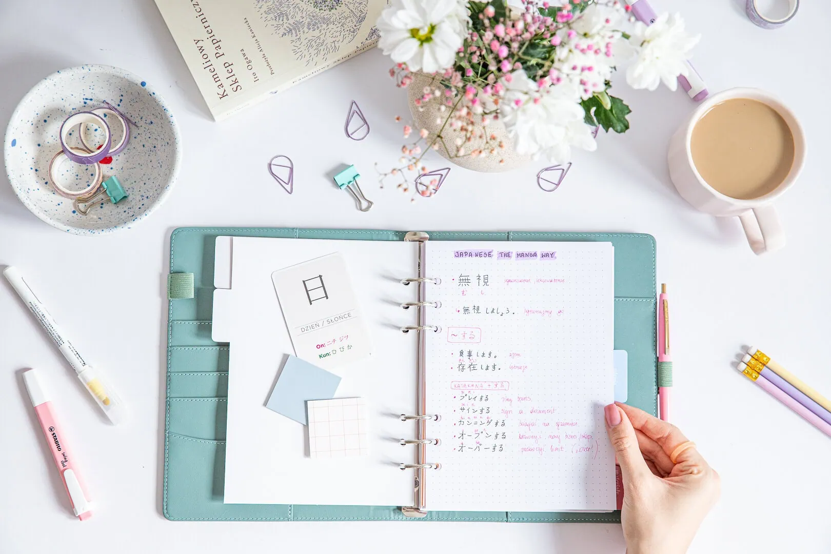 Organizer do nauki języka