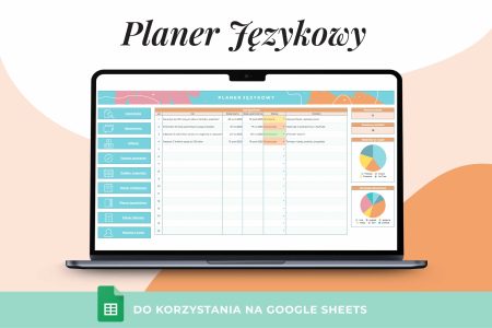 Planer językowy - arkusz Google