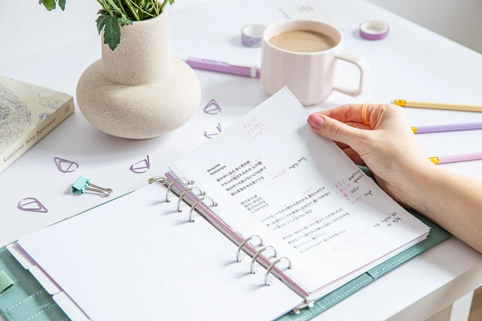 Planer językowy | Organizer