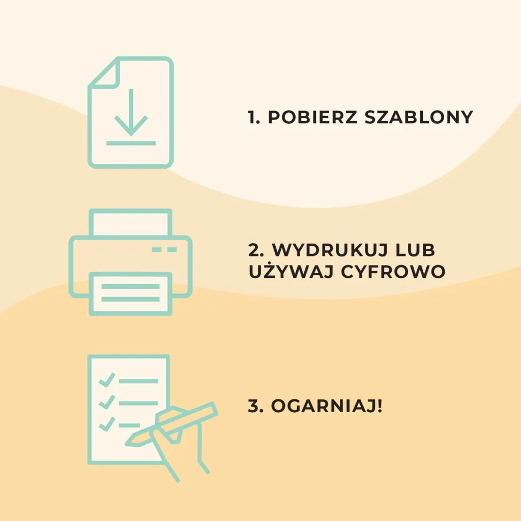 Instrukcja drukowania szablonów