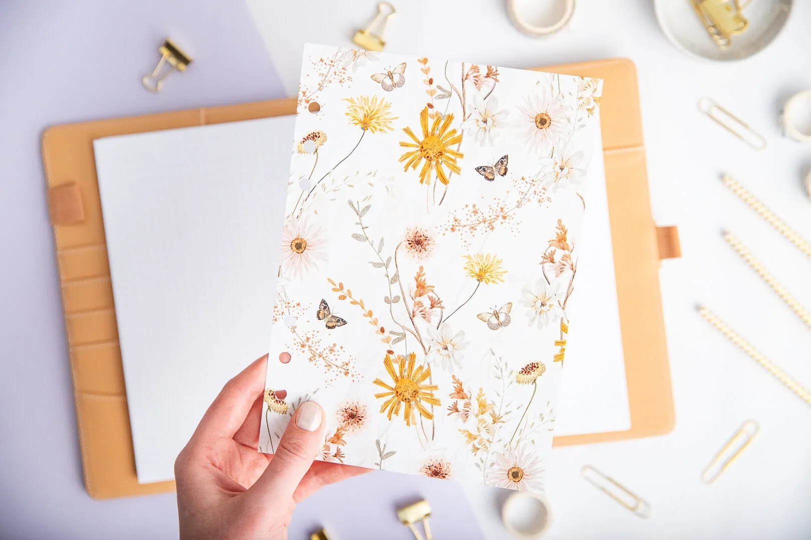 Późne lato - strona tytułowa do organizera