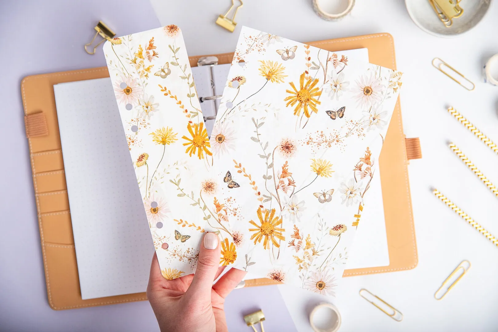 Późne lato - strona tytułowa i zakładka do organizera