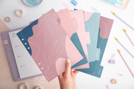 Przekładki z registrami do organizera | Finanse