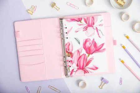 Strona tytułowa do organizera - Kwiat Magnolii