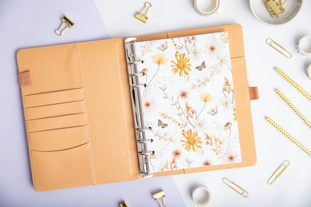 Strona tytułowa do organizera - Późne lato