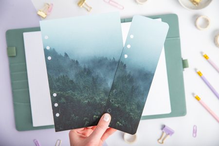 Strona tytułowa i zakładka do organizera - Leśne echo (2)