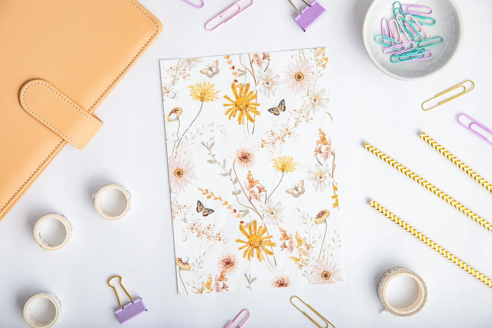 Strona tytułowa organizera - Późne lato