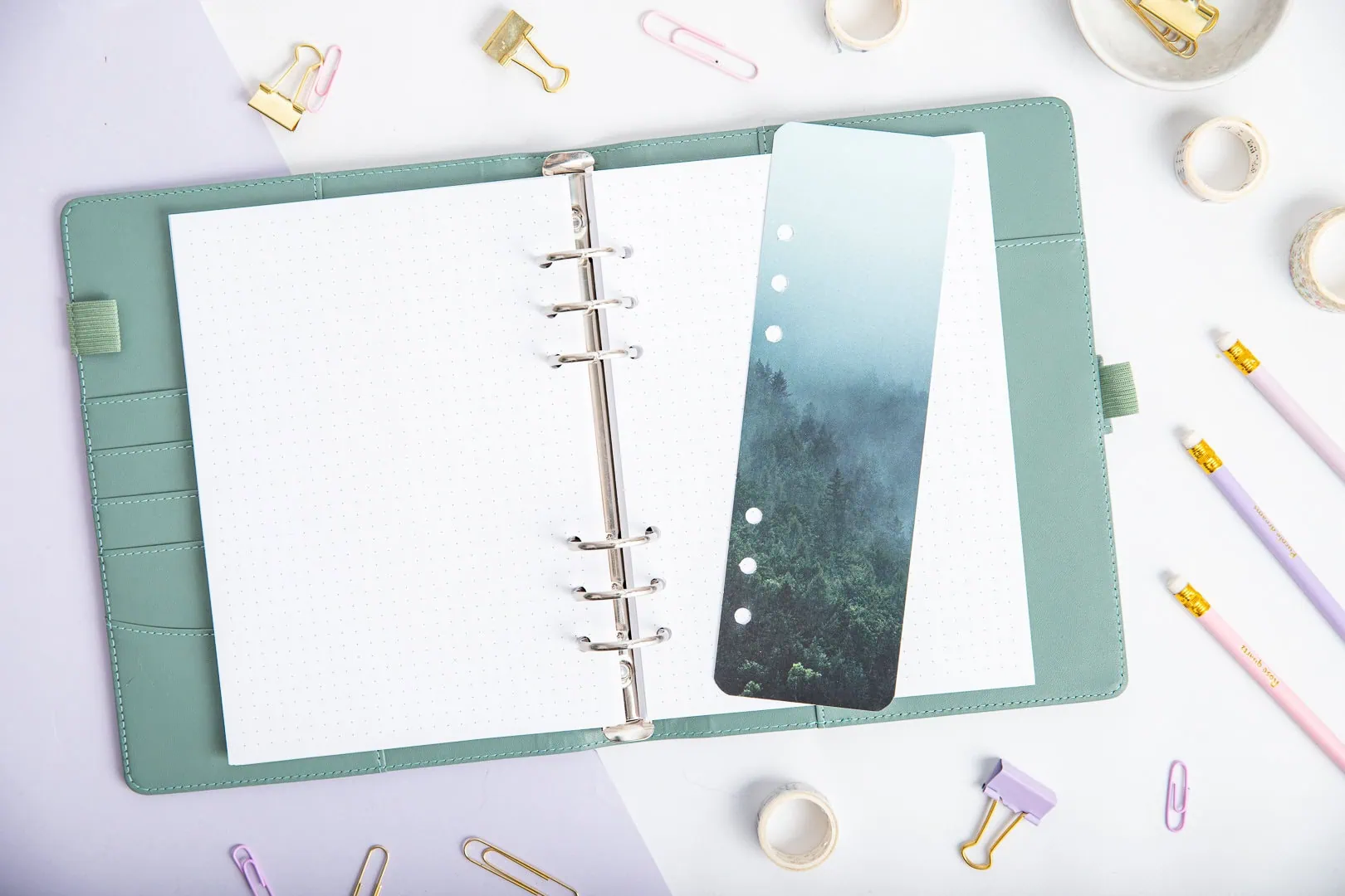 Zakładka do organizera - Leśne echo (2)