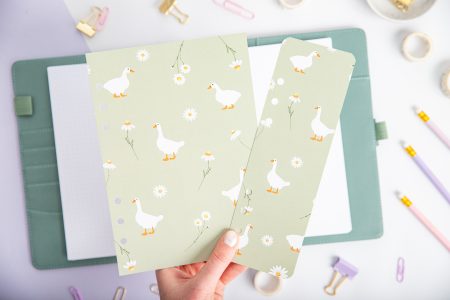 Zakładka i strona tytułowa do organizera - Gąski