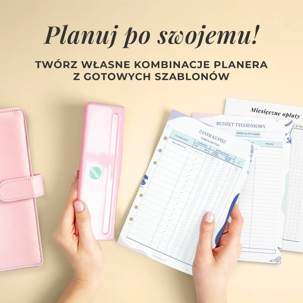 Zestaw szablonów do druku do organizera | Finanse