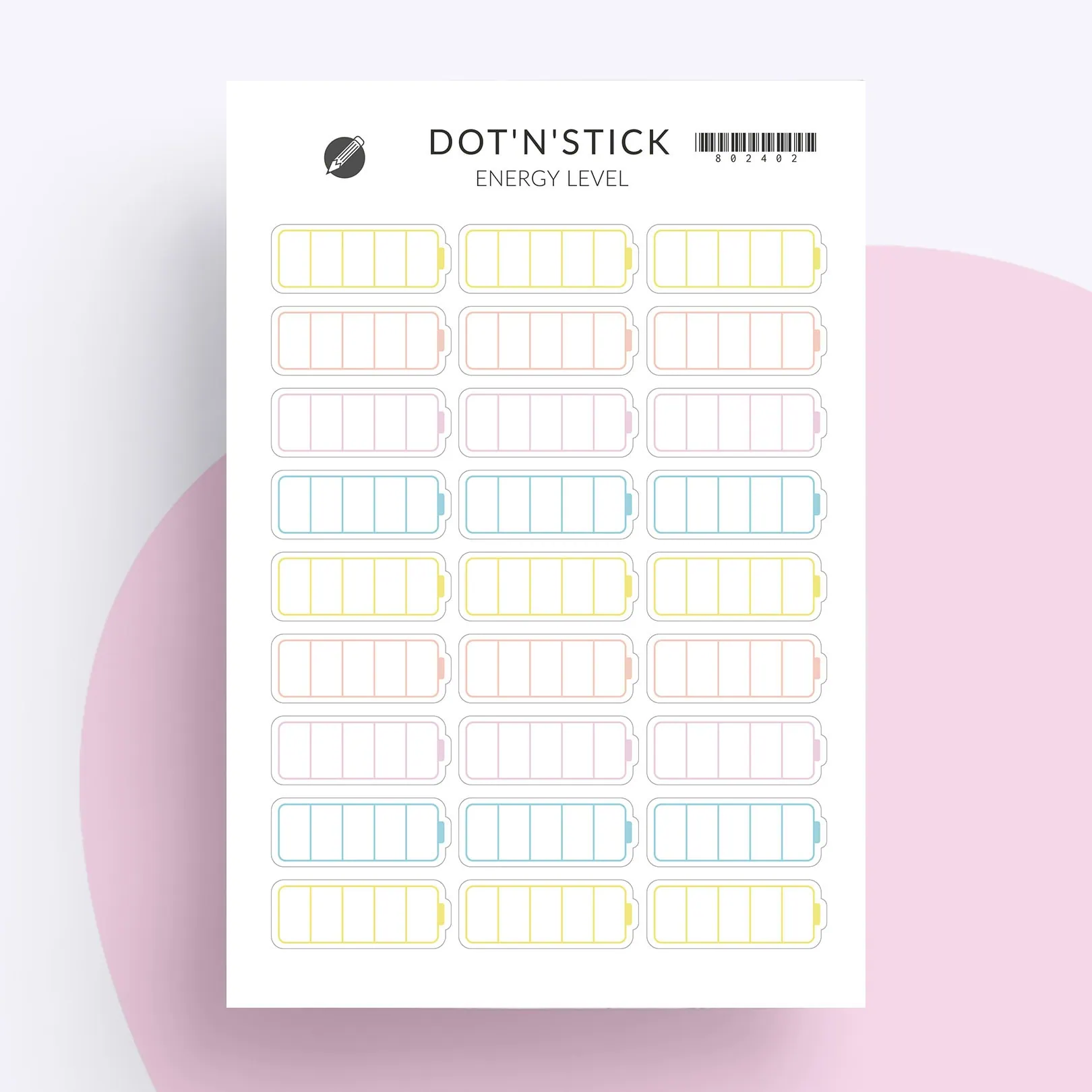 Naklejki "Energy level"