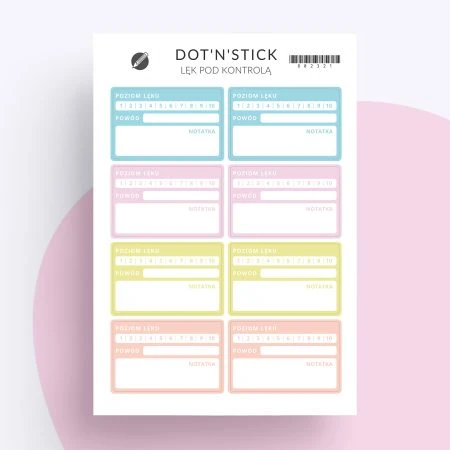 Naklejki "Lęk pod kontrolą"