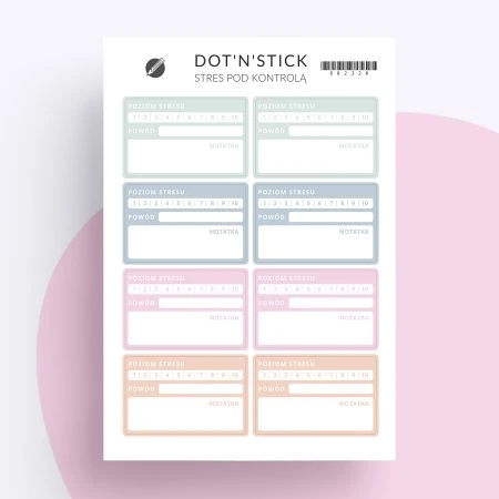 Naklejki "Stres pod kontrolą"