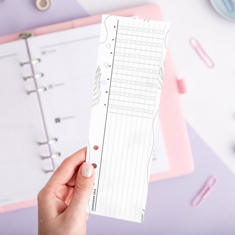 Notes do organizera | Self-care tracker