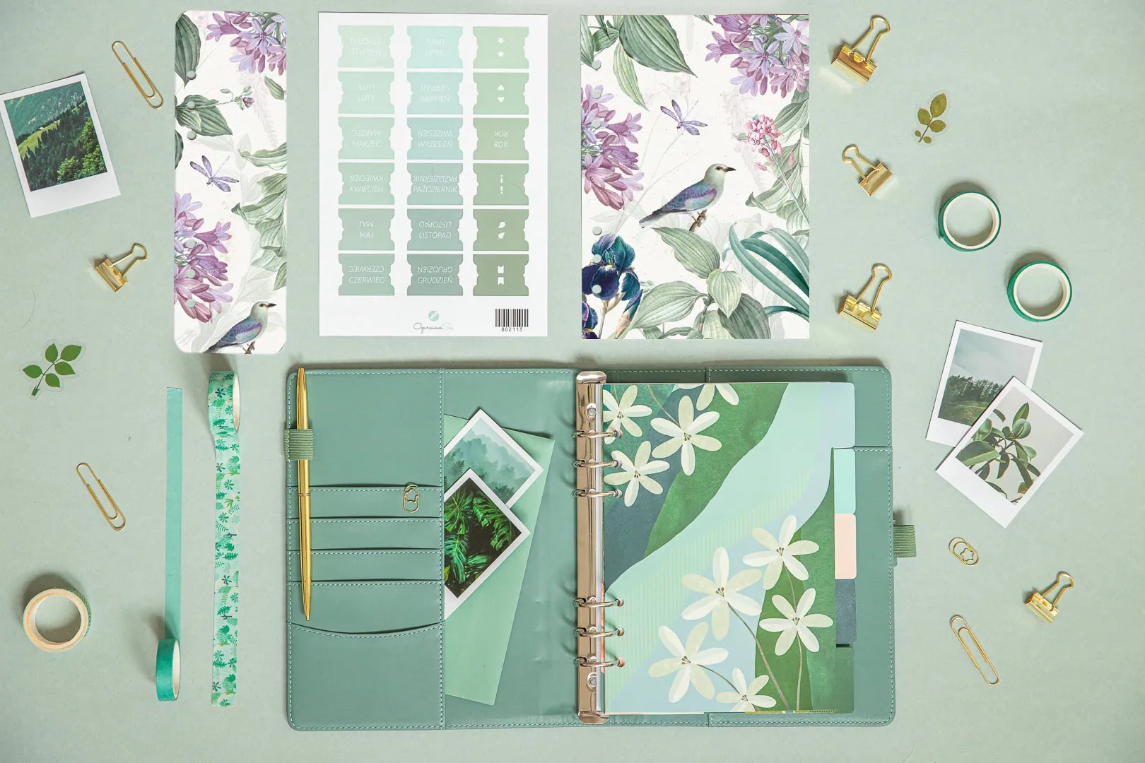 Ogarniam w zieleni: zestaw organizer