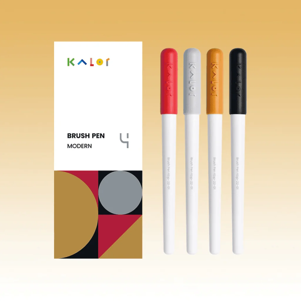Kaco Kalor zestaw 4 brushpenów | Modern