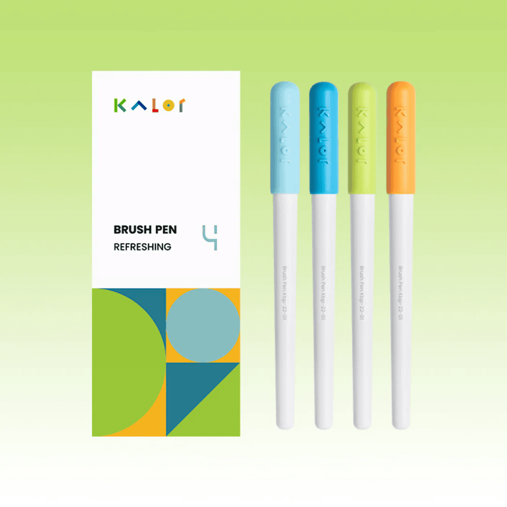 Kaco Kalor zestaw 4 brushpenów | Refreshing