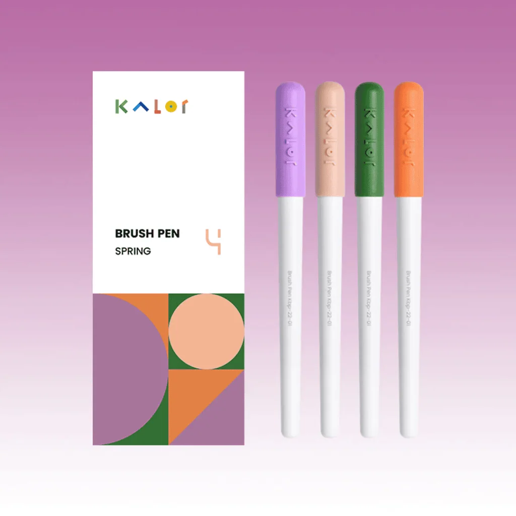 Kaco Kalor zestaw 4 brushpenów | Spring