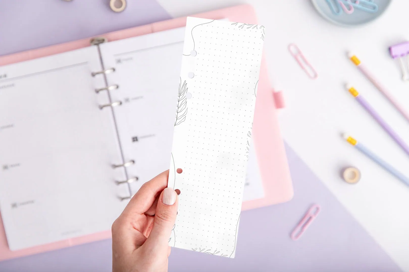 Notes do organizera | Kartki w kropki