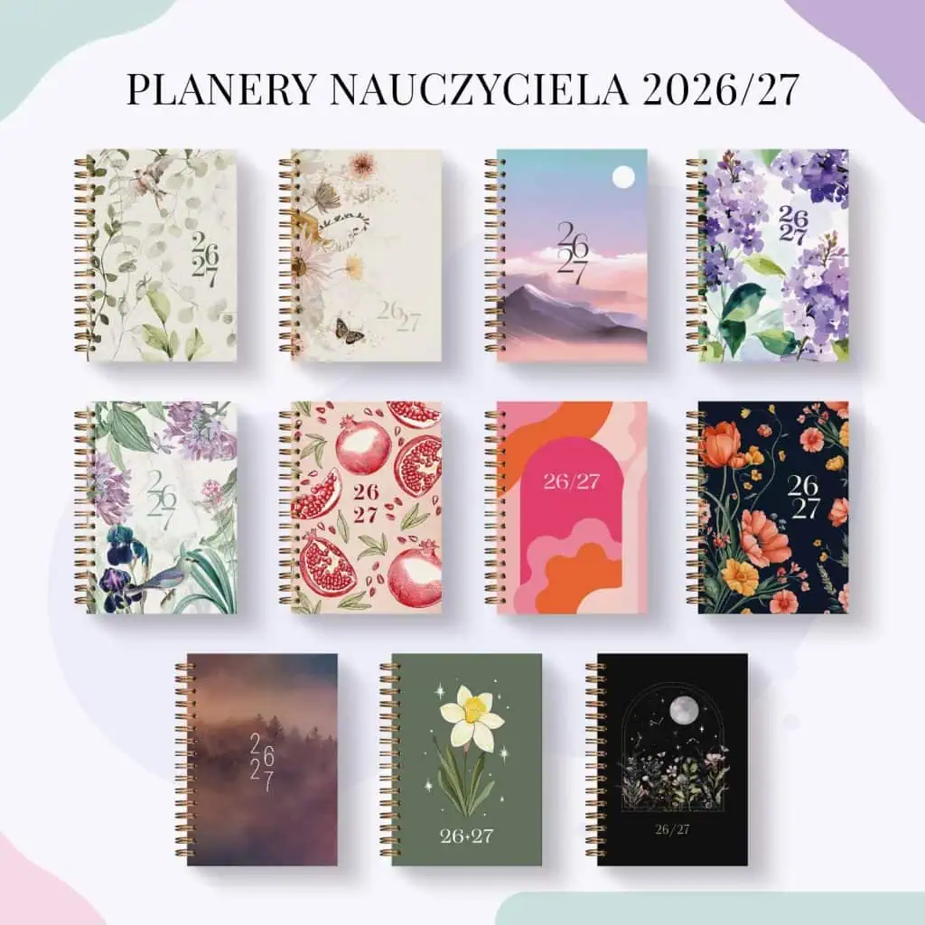 Okładki planerów 2026/27